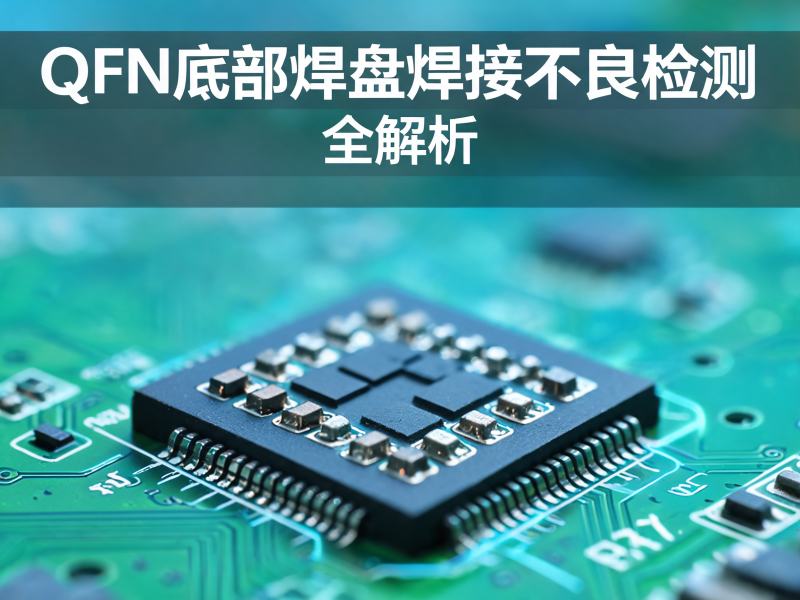 QFN 底部焊盘焊接不良检测全解析：工艺缺陷、X-Ray 检测与解决方案