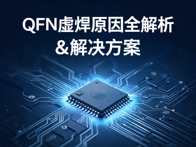 QFN 虚焊原因全解析与解决方案：从 PCB 设计到 SMT 工艺的实战指南