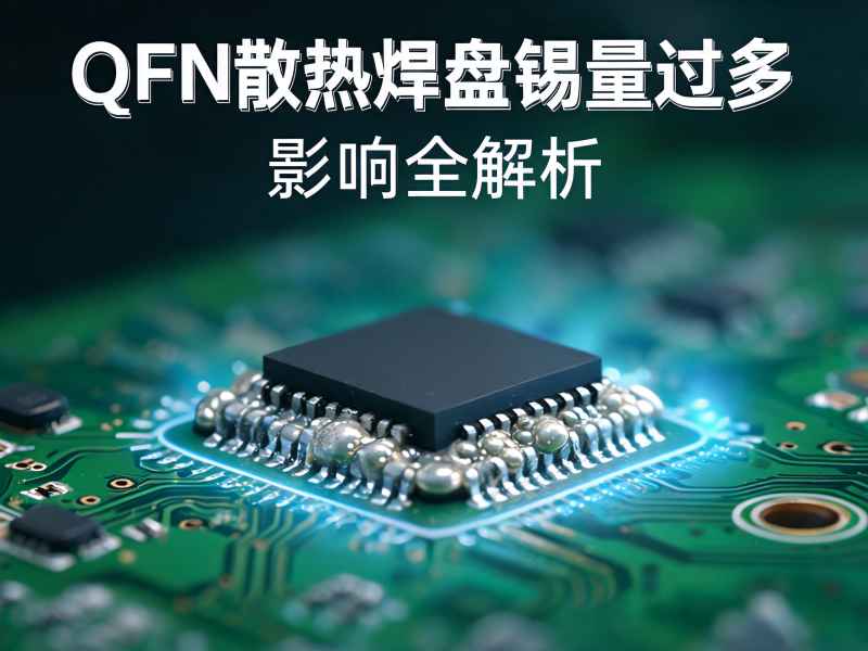 QFN 散热焊盘锡量过多影响全解析：原因、风险与工艺优化方案