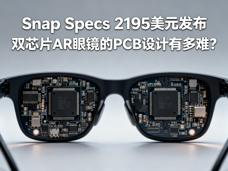 Snap Specs 2195美元发布：双芯片AR眼镜的PCB设计有多难？