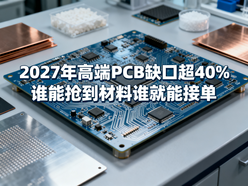 2027年高端PCB缺口超40%，谁能抢到材料谁就能接单