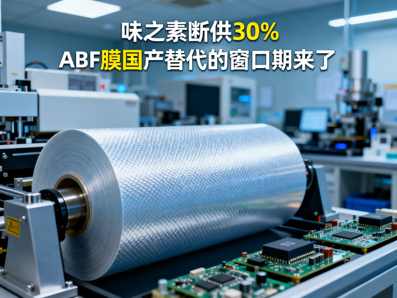 味之素突然削减中国大陆ABF膜供货30%，载板供应链再告急