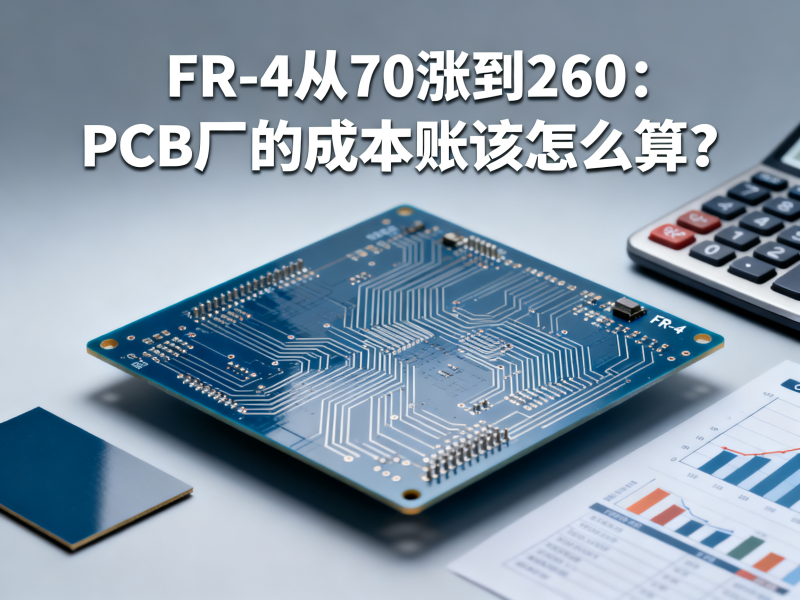 FR-4从70涨到260：PCB厂的成本账该怎么算？