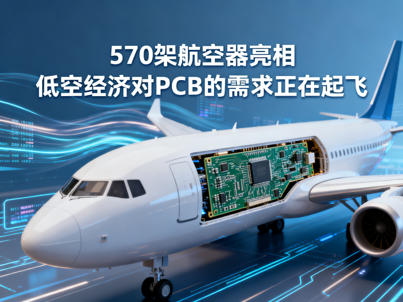 570架航空器亮相：低空经济对PCB的需求正在起飞