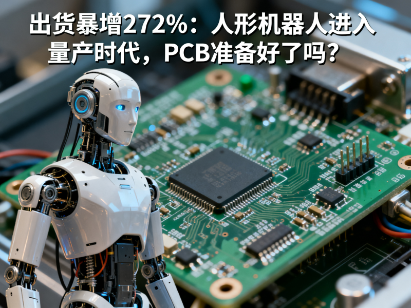 出货暴增272%：人形机器人进入量产时代，PCB准备好了吗？