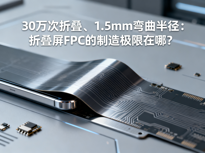 30万次折叠、1.5mm弯曲半径：折叠屏FPC的制造极限在哪？