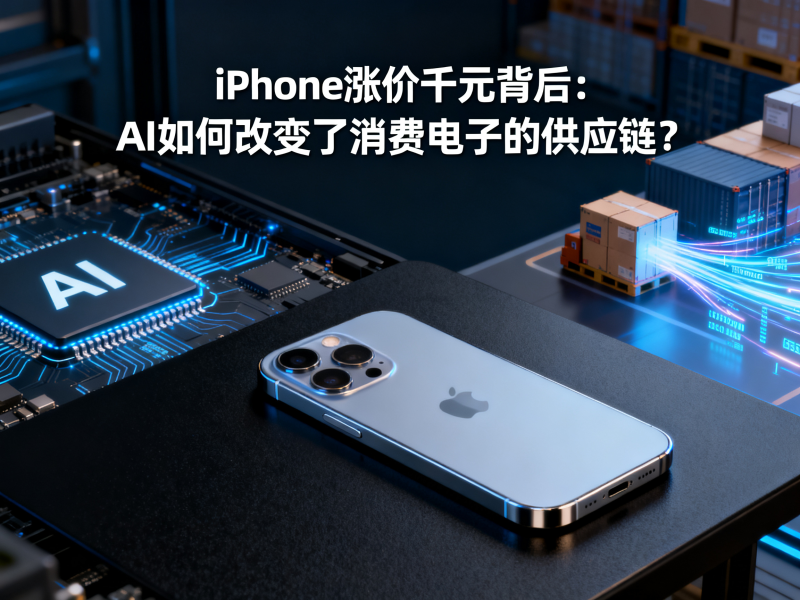 iPhone涨价千元背后：AI如何改变了消费电子的供应链？