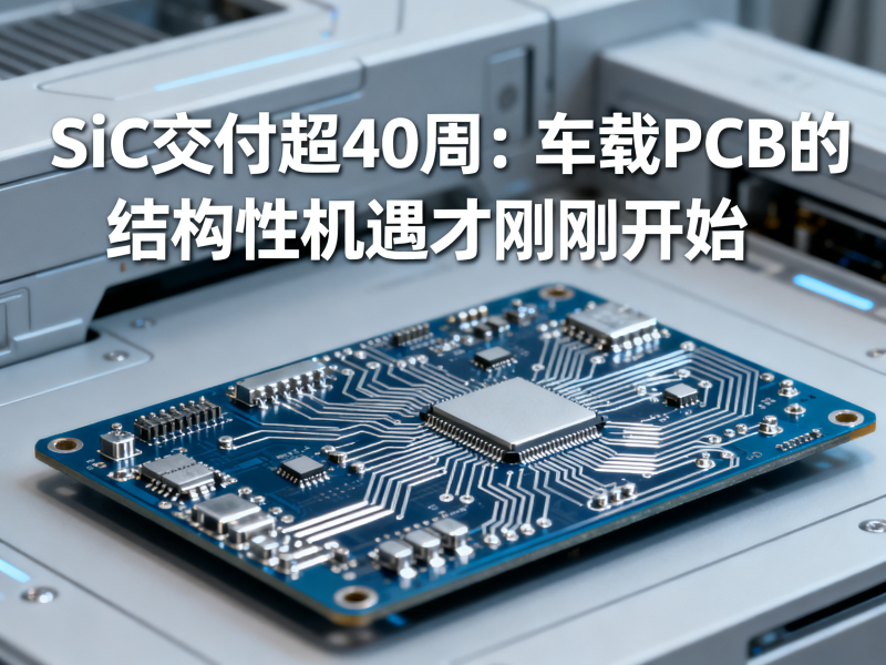 SiC交付超40周：车载PCB的结构性机遇才刚刚开始