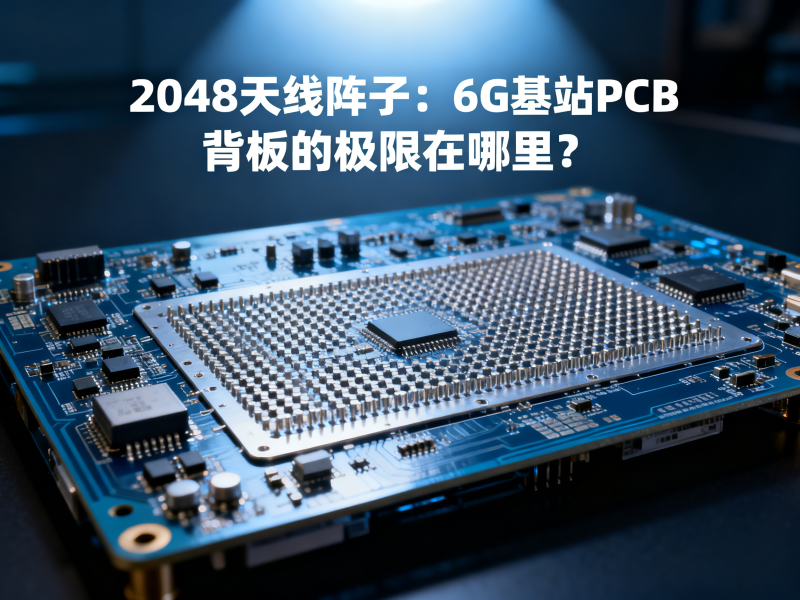 2048天线阵子：6G基站PCB背板的极限在哪里？
