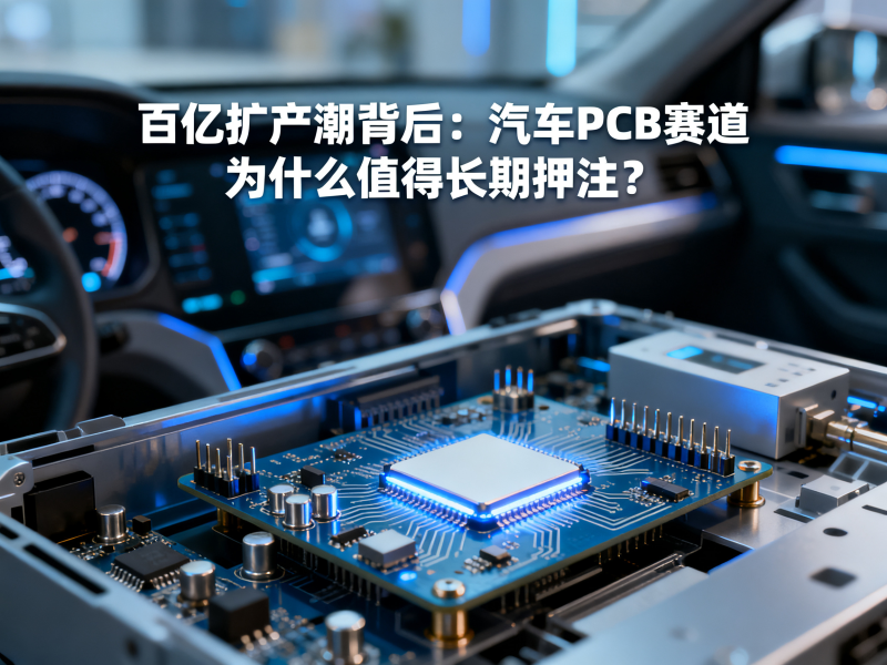 百亿扩产潮背后：汽车PCB赛道为什么值得长期押注？