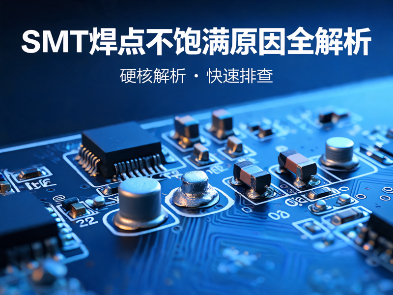 SMT 焊点不饱满原因全解析：工艺缺陷排查与 PCBA 制程优化指南