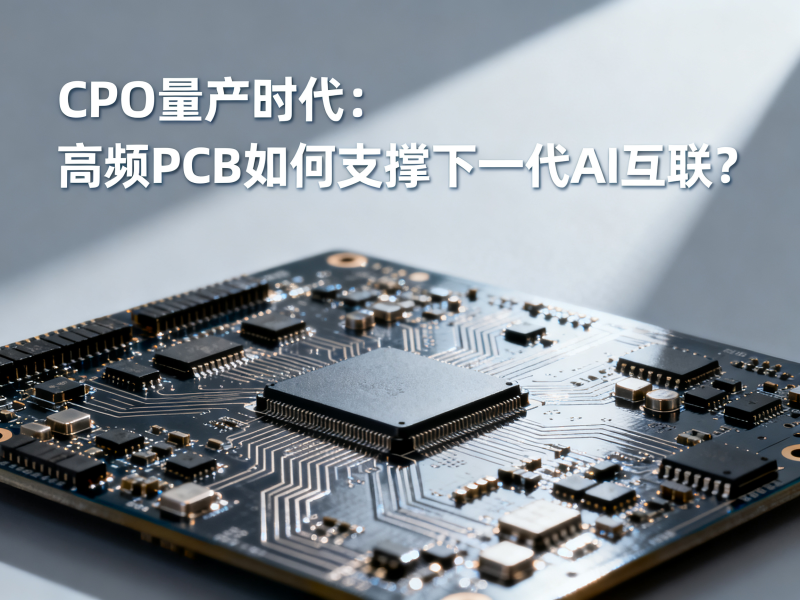CPO量产时代：高频PCB如何支撑下一代AI互联？