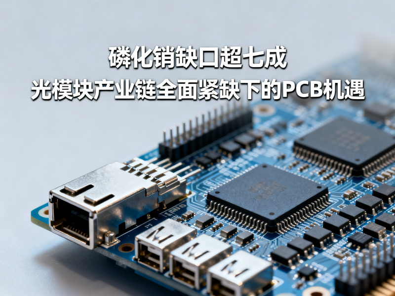 磷化铟缺口超七成：光模块产业链全面紧缺下的PCB机遇