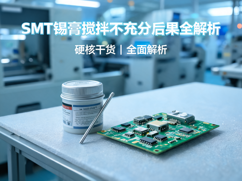 SMT 锡膏搅拌不充分后果全解析：焊接缺陷成因与 PCBA 工艺控制