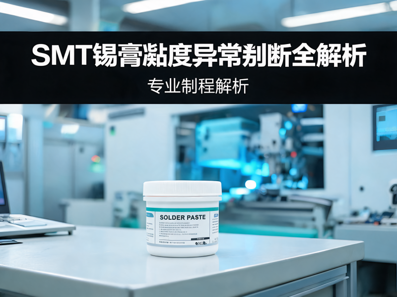 SMT 锡膏黏度异常判断全解析：工艺管控与 PCBA 焊接质量保障