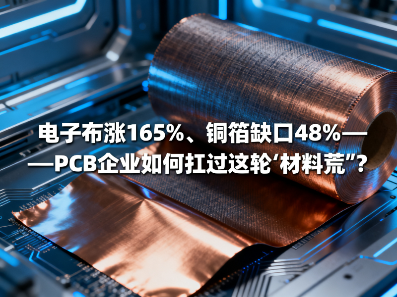 电子布涨165%、铜箔缺口48%——PCB企业如何扛过这轮