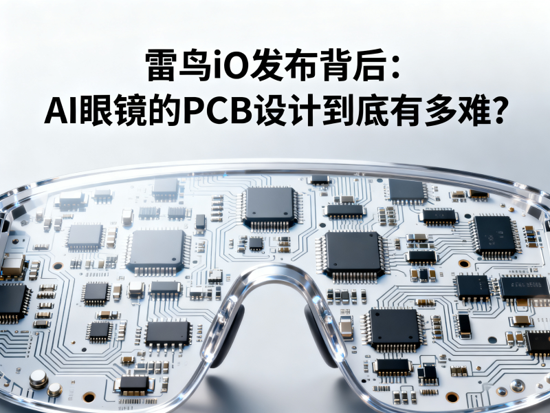 雷鸟iO发布背后：AI眼镜的PCB设计到底有多难？