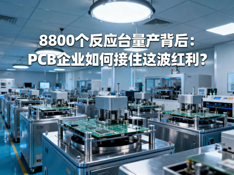 8800个反应台量产背后：PCB企业如何接住这波红利？