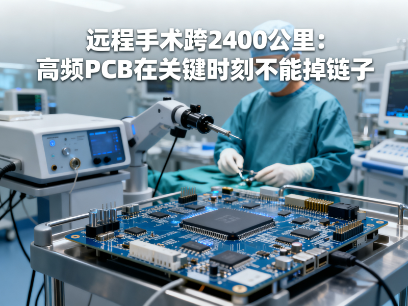 远程手术跨2400公里：高频PCB在关键时刻不能掉链子  ?