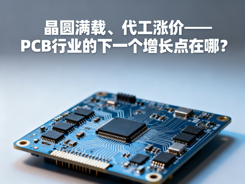 晶圆满载、代工涨价——PCB行业的下一个增长点在哪？