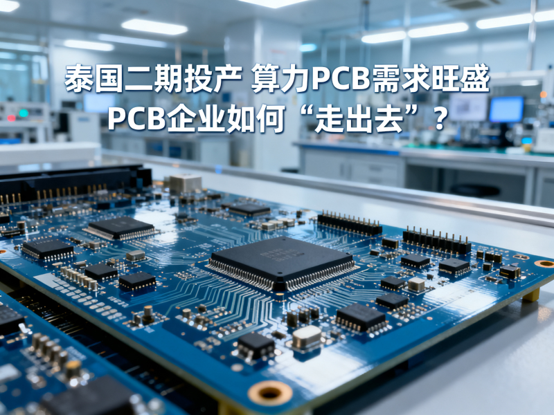 泰国二期投产算力PCB需求旺盛，PCB企业如何