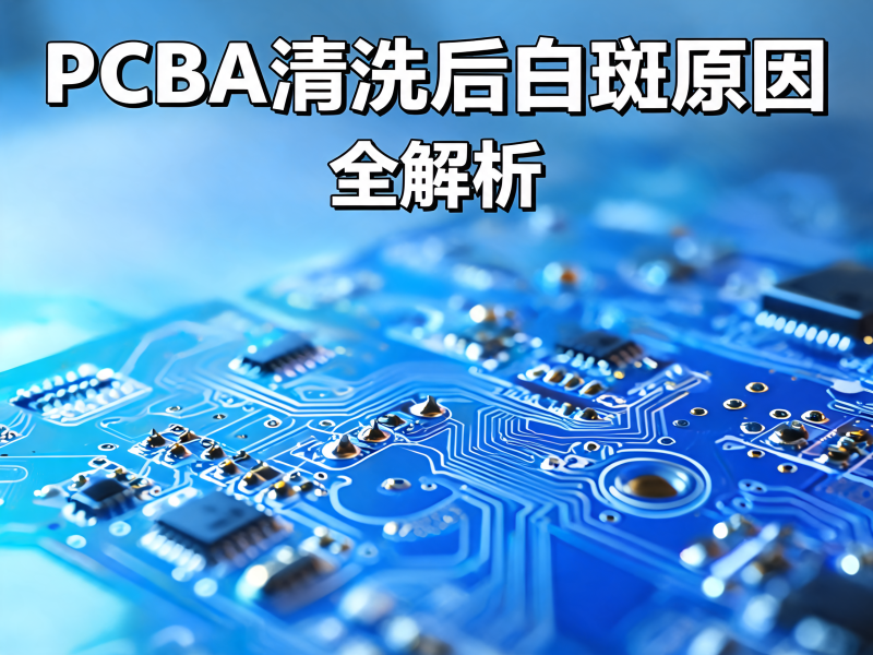 PCBA 清洗后白斑原因全解析：助焊剂残留、清洗工艺与材料影响深度排查