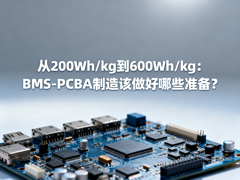 从200Wh/kg到600Wh/kg：BMS-PCBA制造该做好哪些准备？