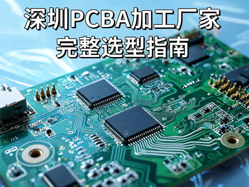 深圳 PCBA 加工厂家推荐完整指南：如何从产业集群中筛选优质供应商