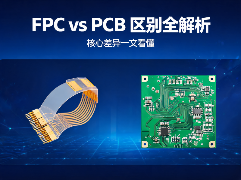 FPC 和 PCB 区别全解析：结构、材料、工艺及应用场景深度对比