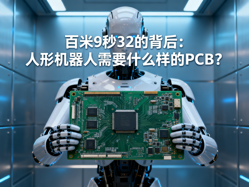 百米9秒32的背后：人形机器人需要什么样的PCB？