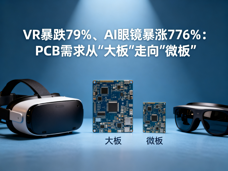 VR暴跌79%、AI眼镜暴涨776%：PCB需求从