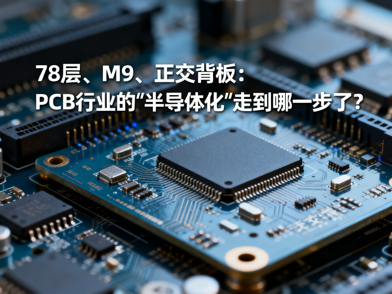 78层、M9、正交背板：PCB行业的