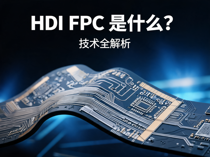 HDI FPC 是什么？技术全解析：高密度互连柔性电路板深度剖析