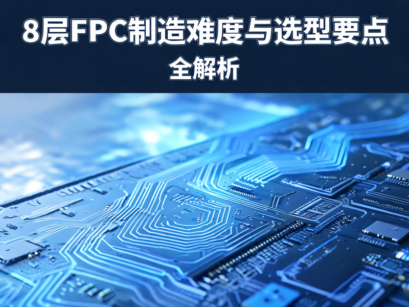8 层 FPC 制造难度与选型要点全解析：高密度互连解决方案