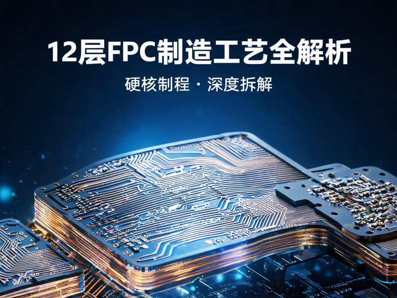 12 层 FPC 如何实现？制造工艺全解析：高密度挠性电路板的技术突破