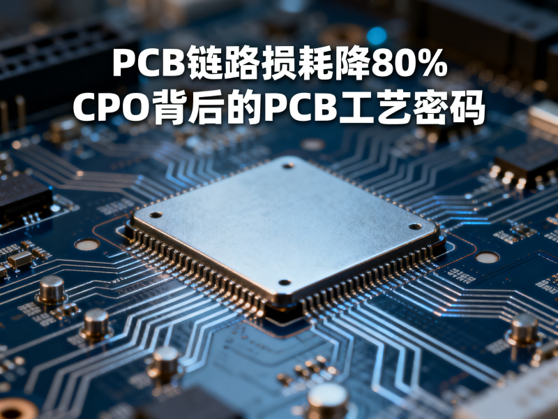 PCB链路损耗降80%：CPO背后的PCB工艺密码