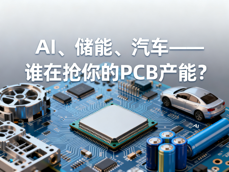 AI、储能、汽车——谁在抢你的PCB产能？