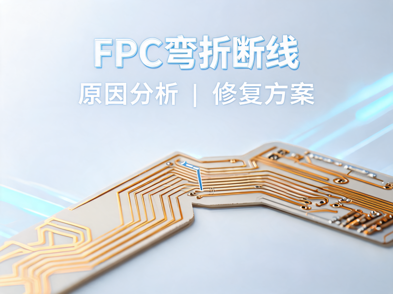 FPC 弯折断线原因深度解析与修复方案：提升柔性电路板可靠性