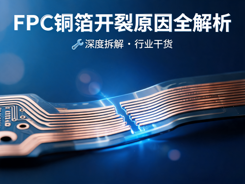 FPC 铜箔开裂原因全解析：从材料、设计到工艺的深度故障排查指南