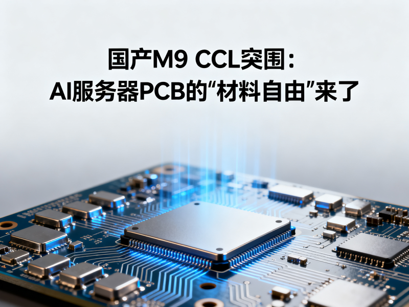 国产M9 CCL突围：AI服务器PCB的