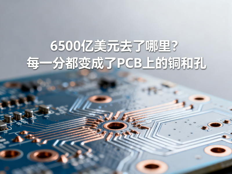 6500亿美元去了哪里？每一分都变成了PCB上的铜和孔