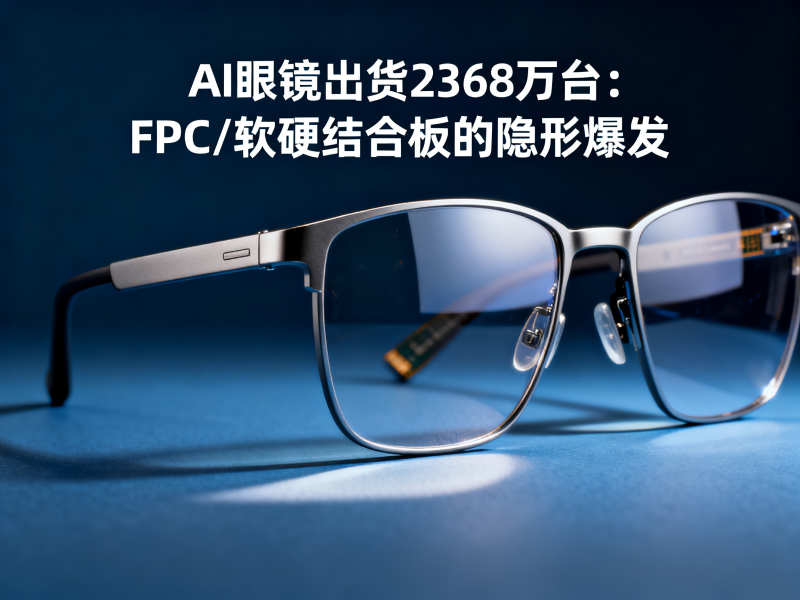 AI眼镜出货2368万台：FPC/软硬结合板的隐形爆发