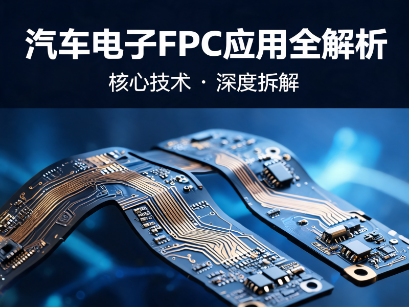 汽车电子 FPC 应用全解析：新能源汽车 FPC 软板技术趋势与供应链选择
