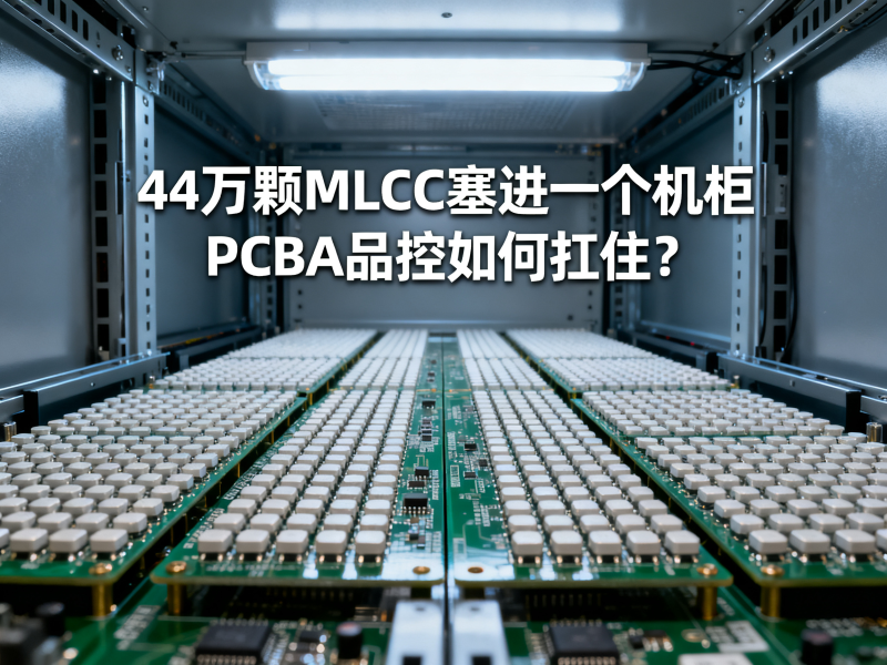 44万颗MLCC塞进一个机柜，PCBA品控如何扛住？