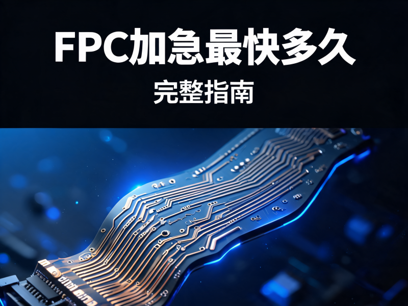 FPC 加急最快多久？柔性线路板快速打样与交付周期完整指南