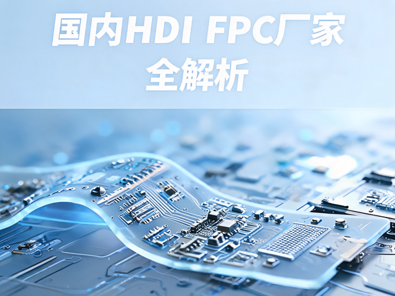 国内 HDI FPC 厂家全解析：技术能力、产品布局与制造优势深度分析