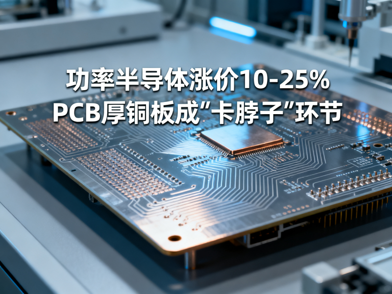 功率半导体涨价10-25%，为什么PCB厚铜板成了