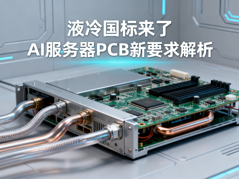 液冷国标来了：AI服务器PCB需要满足哪些新要求？