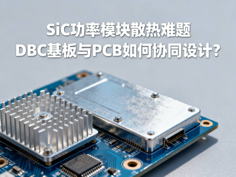 SiC功率模块散热难题：DBC基板与PCB如何协同设计？