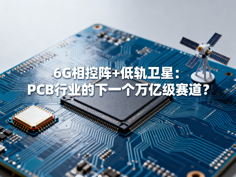 6G相控阵+低轨卫星：PCB行业的下一个万亿级赛道？